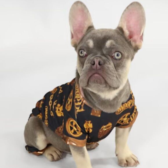 SNOOP DOGG Doggs Black Off the Chain Deluxe Pet Pajamas - Picture 1 of 9